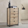 Voir la diapositive 2 : SWEEEK Commode. Loft. chiffonnier avec 5 tiroirs L 60 cm x l 40 cm x H 110 cm