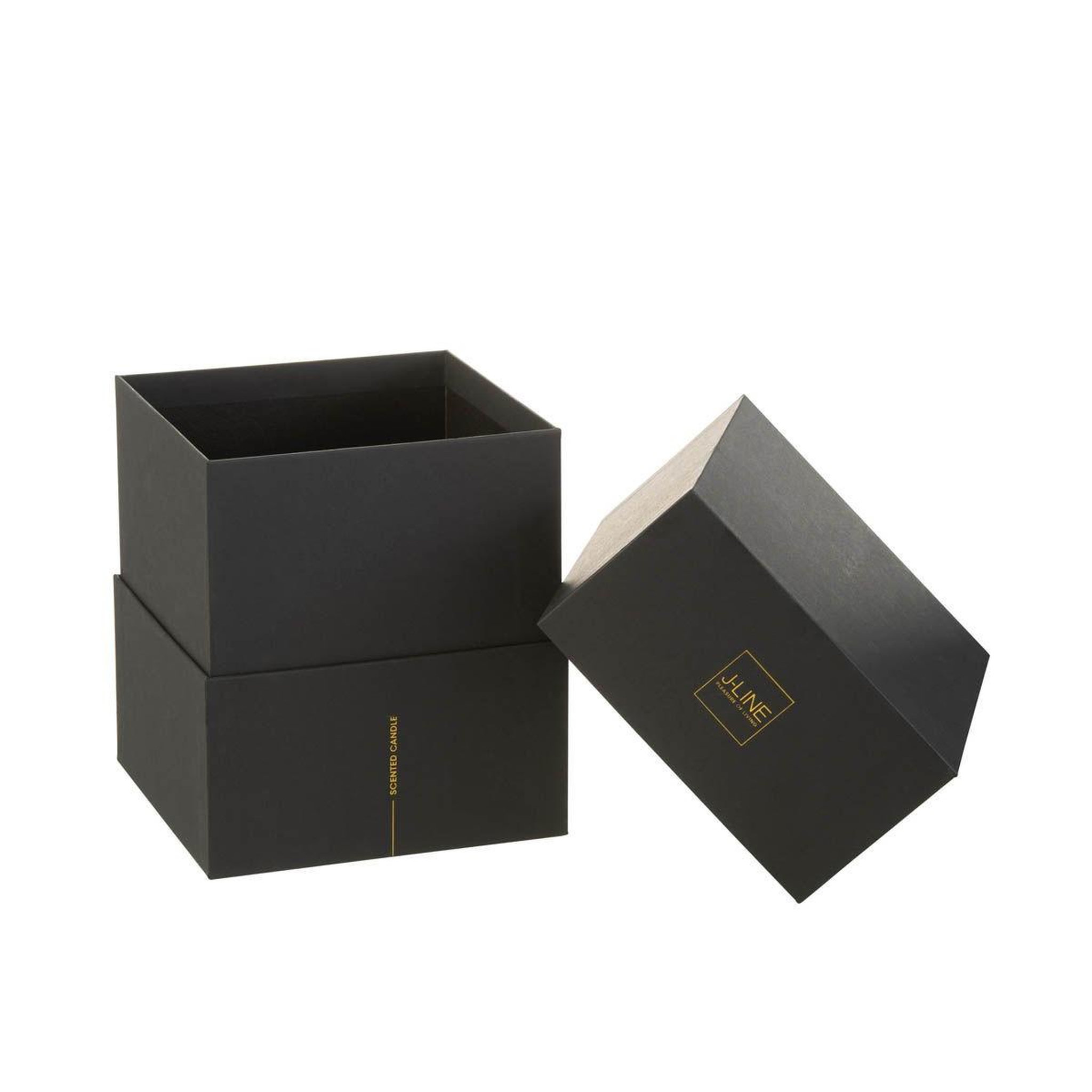 Voir la diapositive 4 : J-LINE Bougie parfumée  noa  18cm herbal serenity