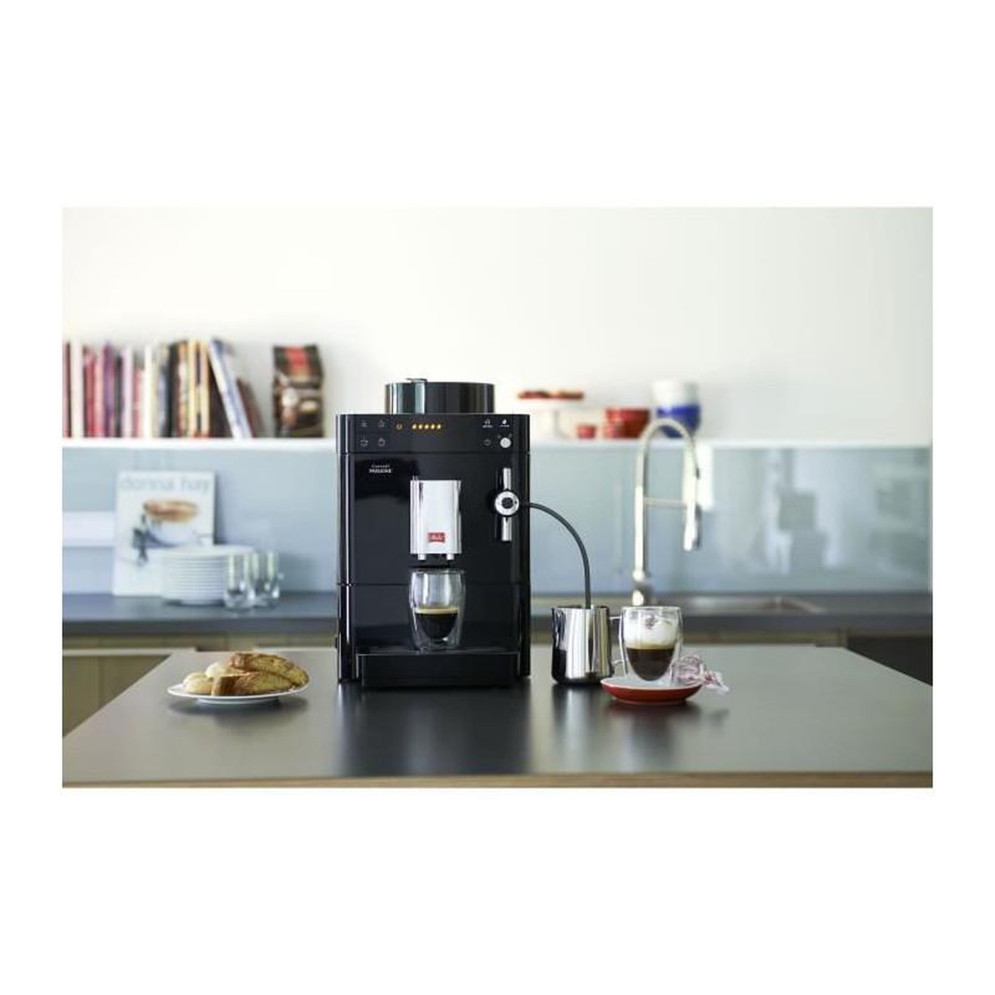 Voir la diapositive 4 : Melitta Melitta Passionne Noir F530-102  Machine a Cafe et Boissons Chaudes Automatique