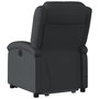 Voir la diapositive 5 : VIDAXL Fauteuil inclinable de massage noir cuir veritable
