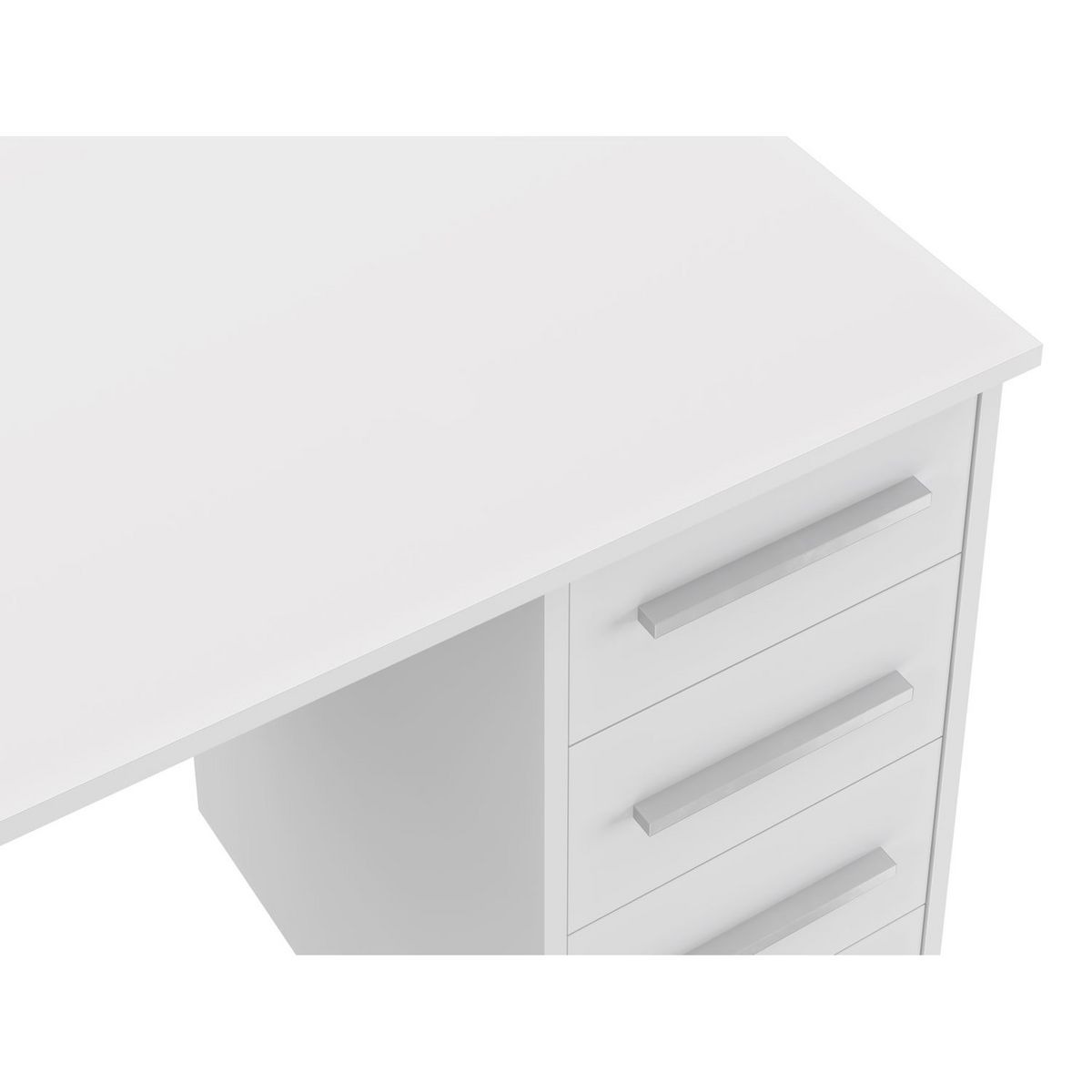 Bureau droit 4 tiroirs L110cm CARLOS