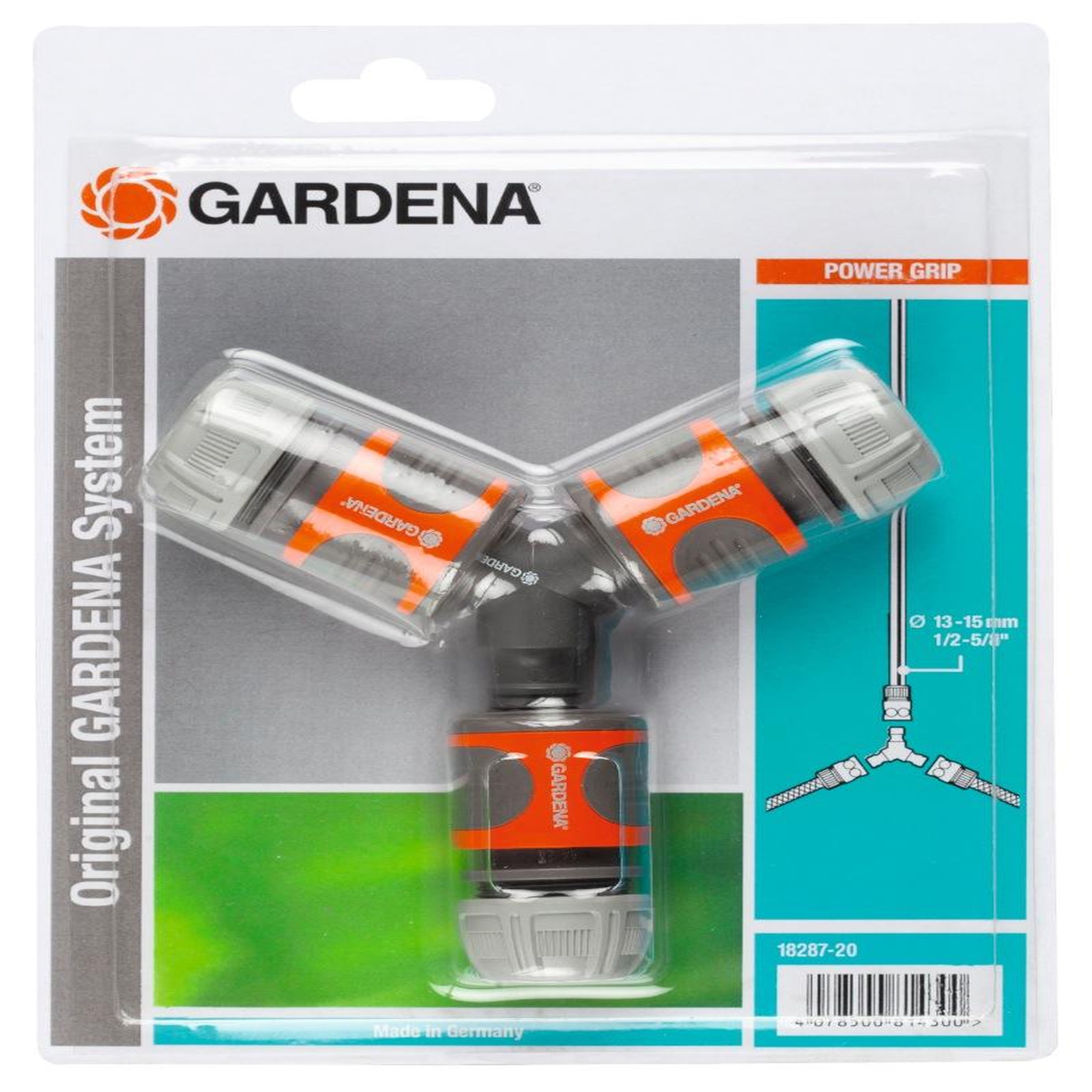 Gardena Nécessaire de dérivation pour dédoubler un tuyau Ø 13 - 15 mm