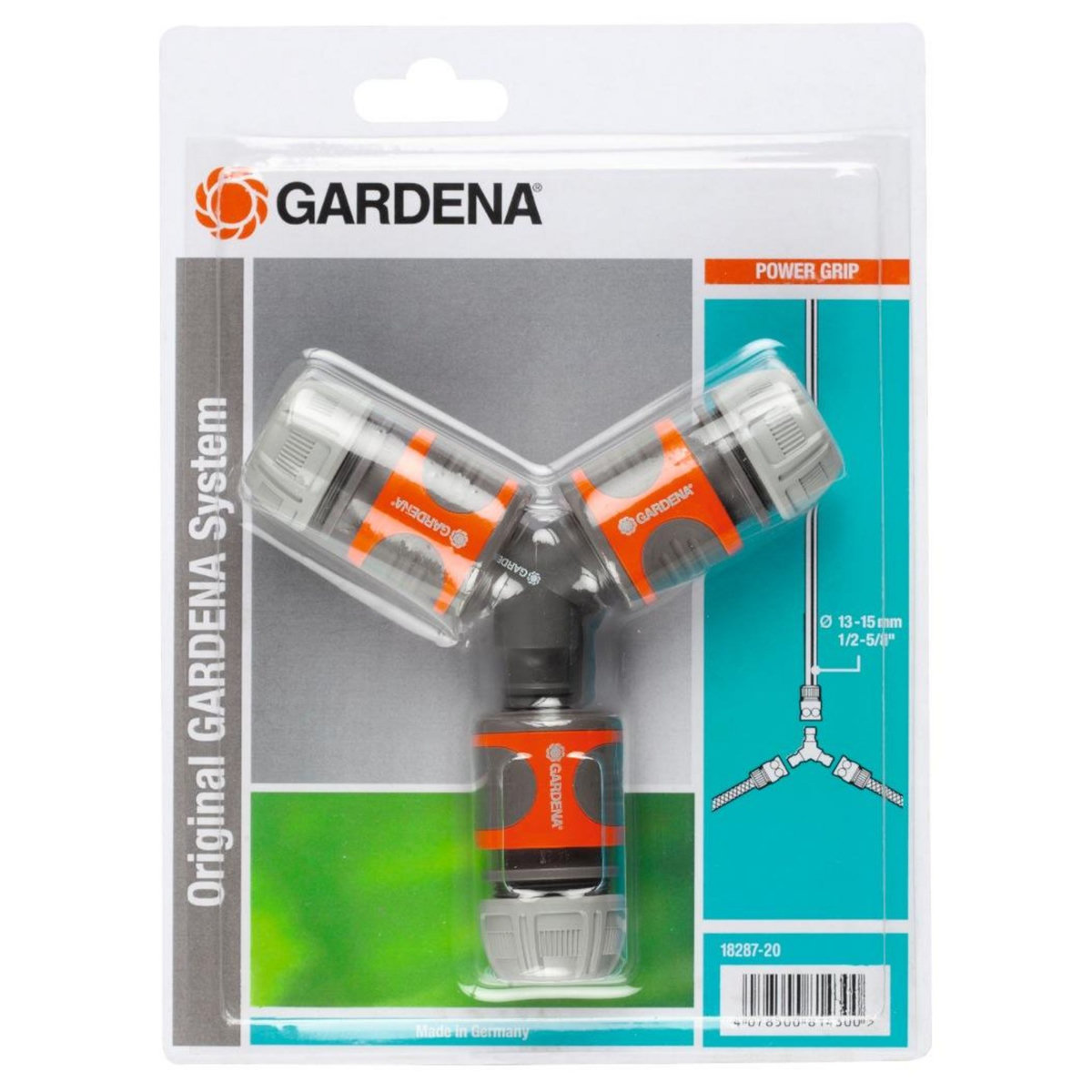 Gardena Nécessaire de dérivation pour dédoubler un tuyau Ø 13 - 15 mm