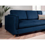 Voir la diapositive 4 : LISA DESIGN Brooke - canapé d'angle droit - convertible - 5 places - en velours