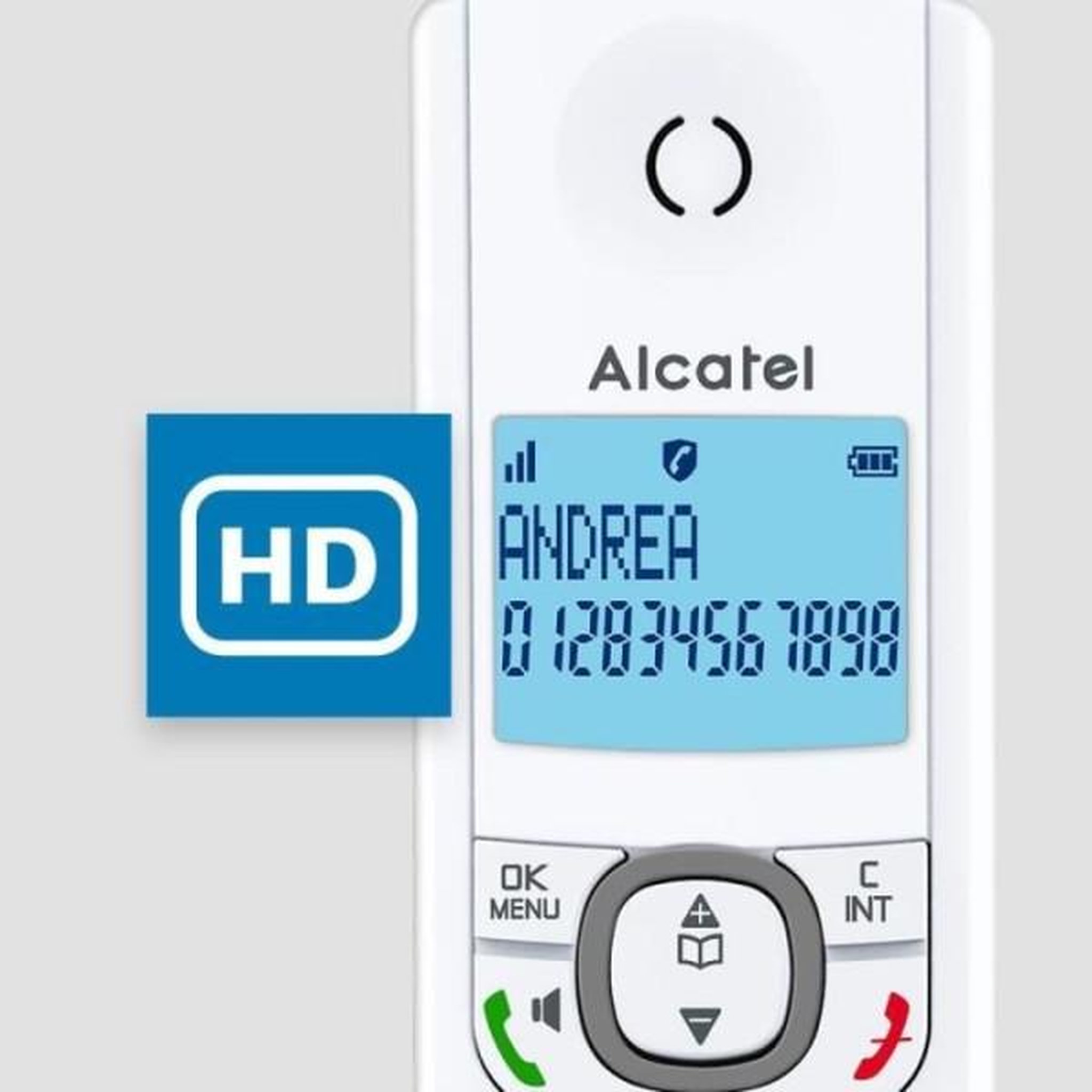 Voir la diapositive 6 : Alcatel Téléphone fixe ALCATEL F 530 DUO BLEU
