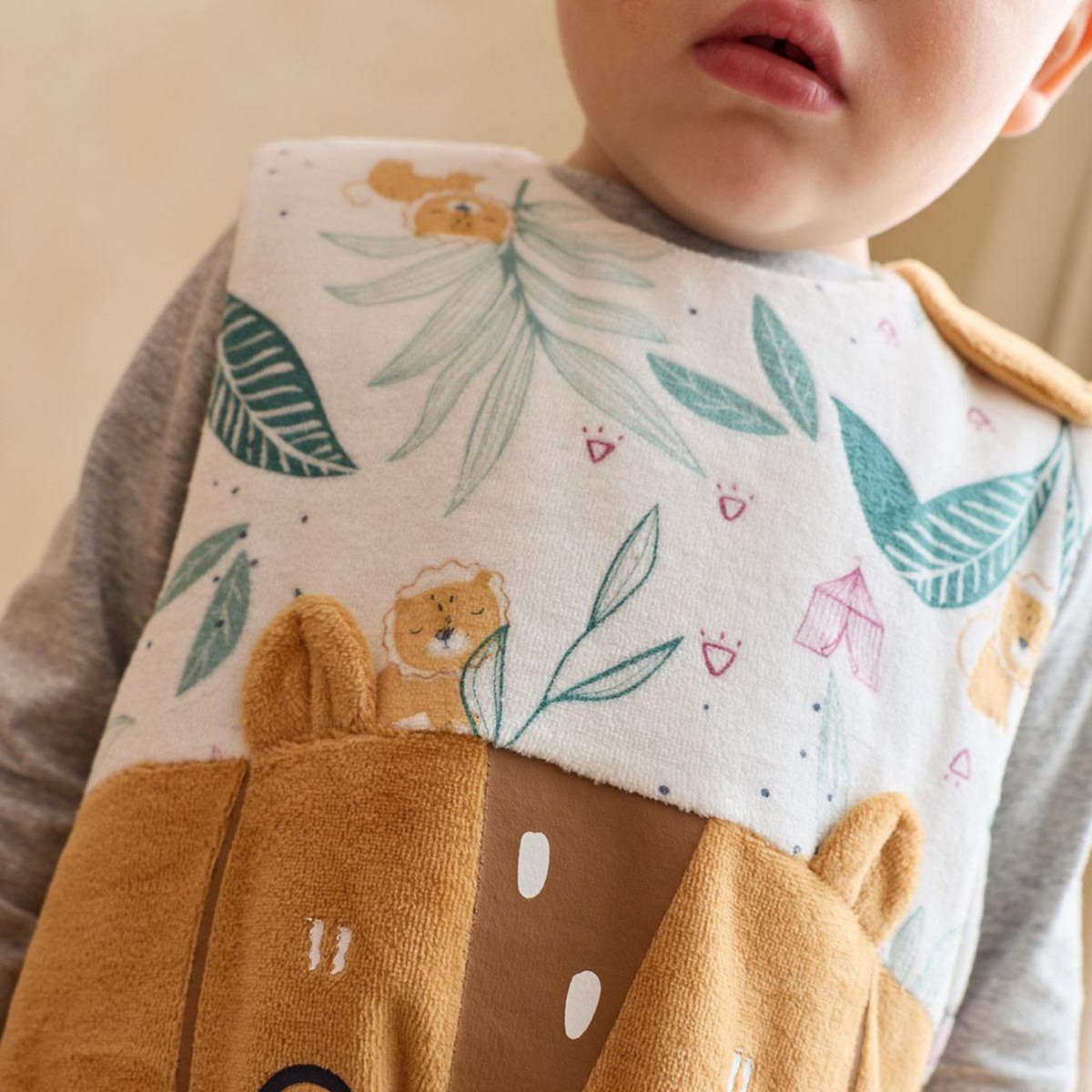 Petit Béguin Turbulette TOG 2 en velours avec pieds retroussables Charly