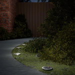 VIDAXL Lampes solaires de sol et piquets de sol exterieur 4 pcs