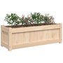Voir la diapositive 4 : VIDAXL Jardiniere d'exterieur 90x31x31 cm bois de pin massif