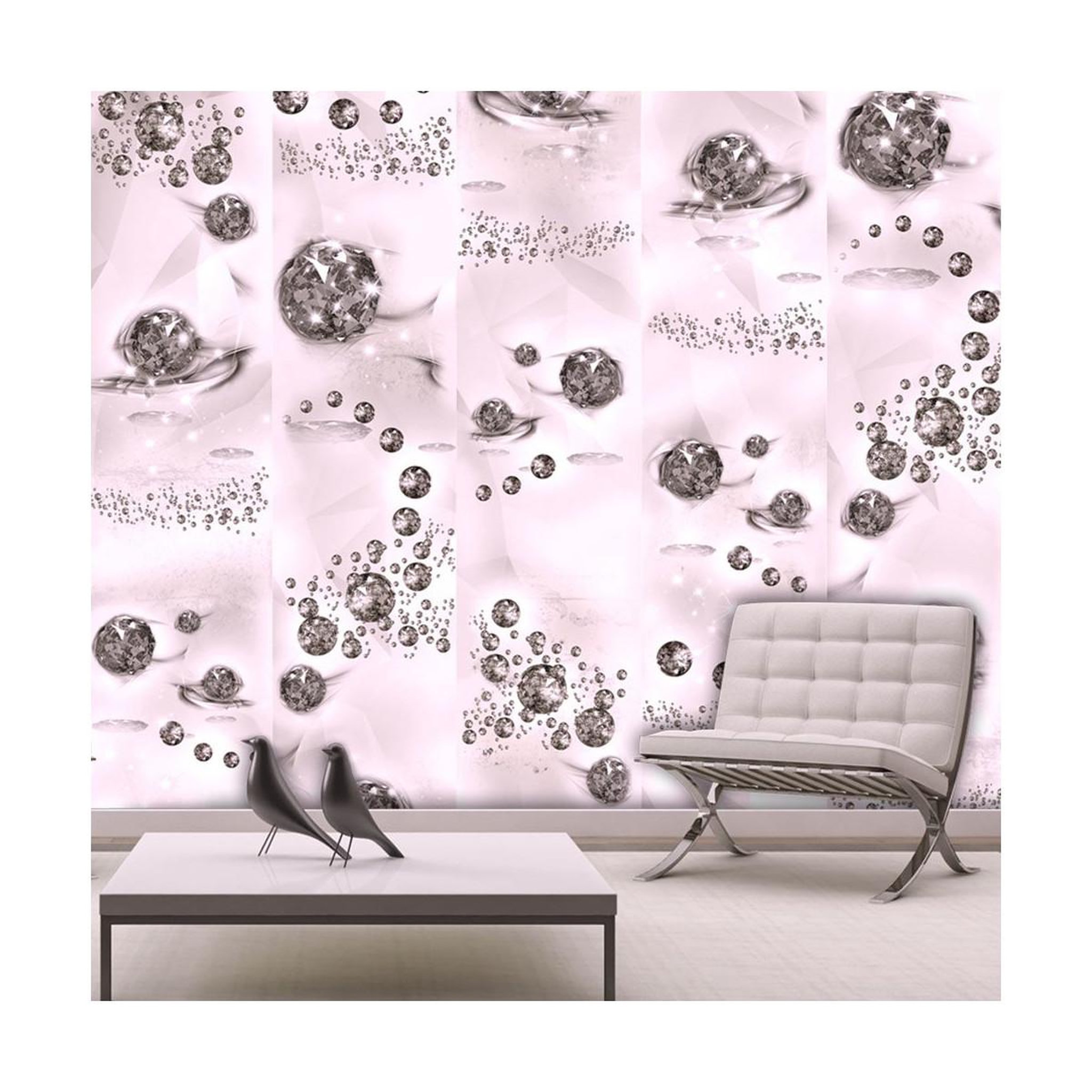 Paris Prix Papier peint  pink jewels  50x1000cm