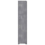 Voir la diapositive 4 : VIDAXL Etagere a chaussures Gris 90x24x117 cm Bois d'ingenierie