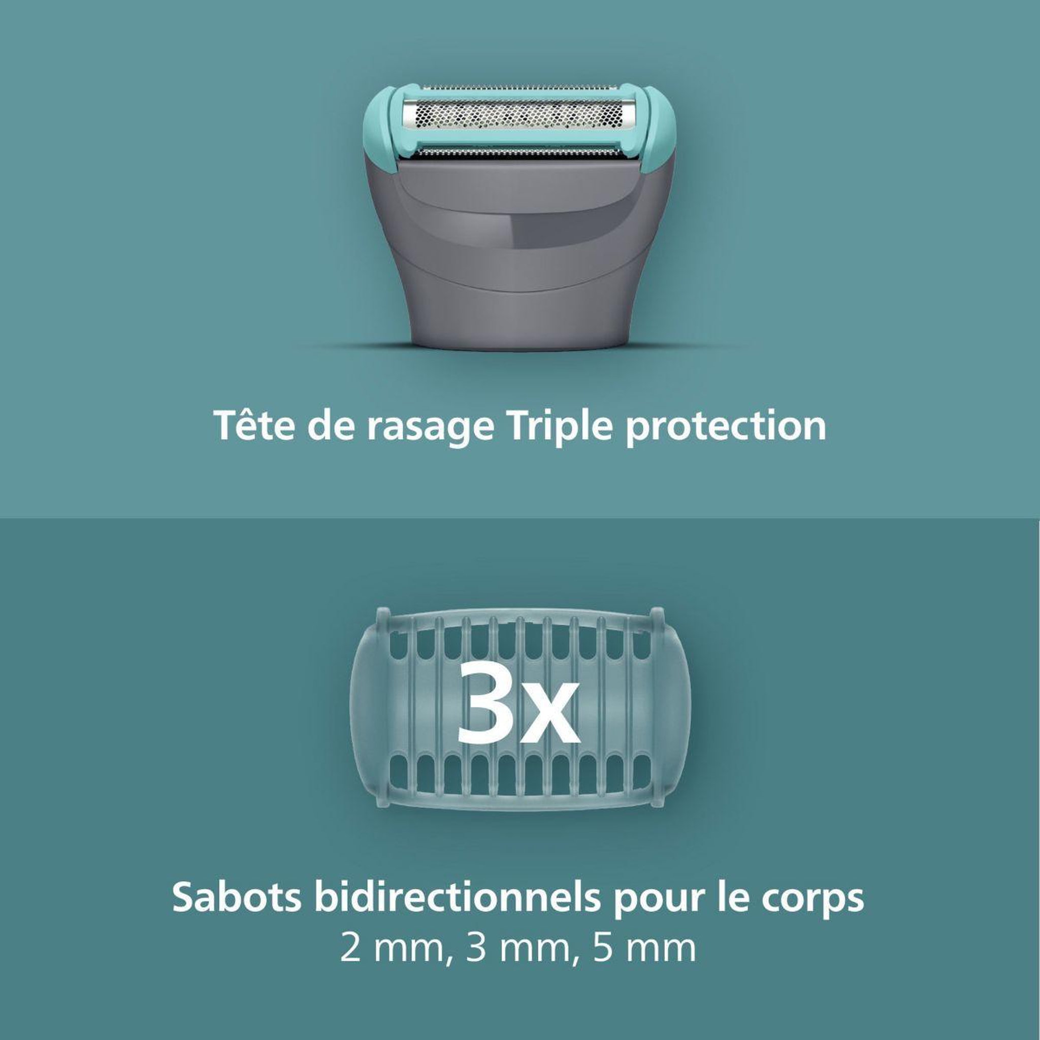 Voir la diapositive 2 : Philips Tondeuse corps bg3485/15 series 3000