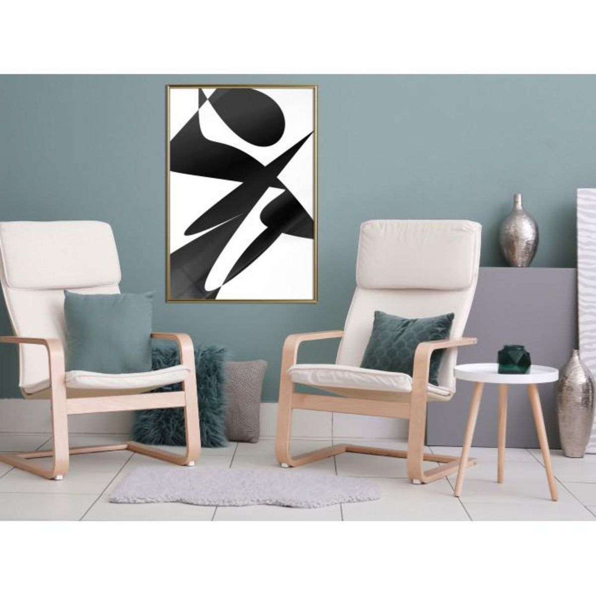 Paris Prix Affiche Murale Encadrée  Good and Evil