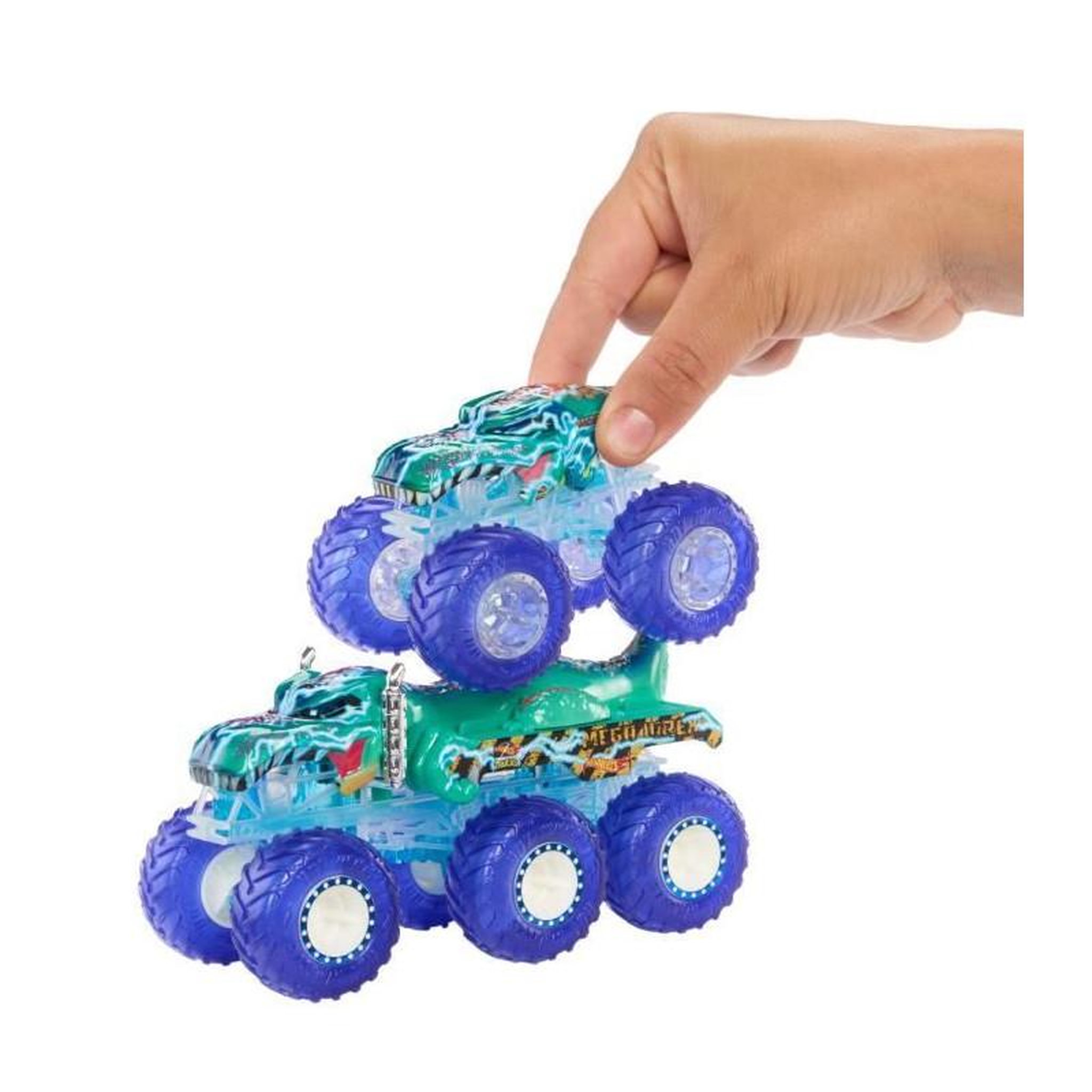 Voir la diapositive 4 : Hot Wheels Hot Wheels-Gros Camion Monster Trucks Power Smashers-Coffret HYJ29
