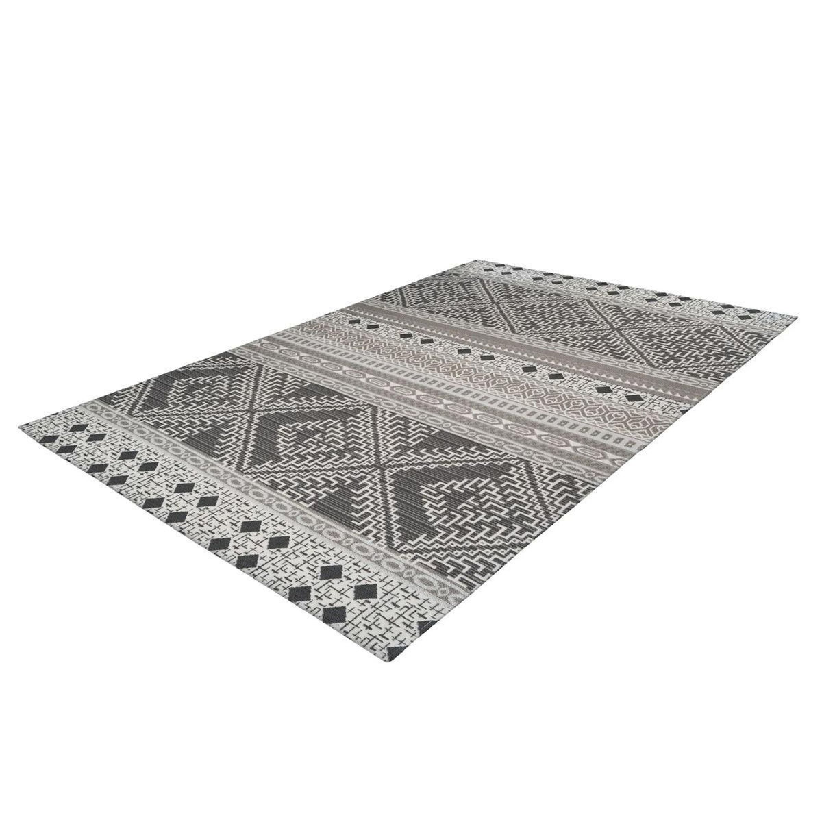 Paris Prix Tapis d'Extérieur Ethnique  Yoga  Taupe & Crème