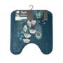 Voir la diapositive 3 : Paris Prix Tapis Contour WC Imprimé  Ginkoblue  45x45cm Vert