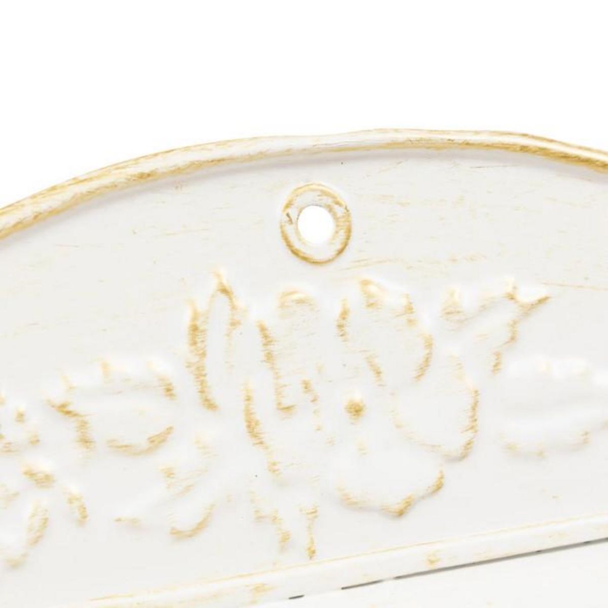 ATMOSPHERA Boîte aux Lettres Déco en Métal  Tino  40cm Blanc