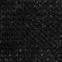 VIDAXL Voile d'ombrage 160 g/m^2 Noir 2x5 m PEHD