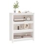 Voir la diapositive 4 : VIDAXL Bibliotheque Blanc 80x35x97 cm Bois de pin massif