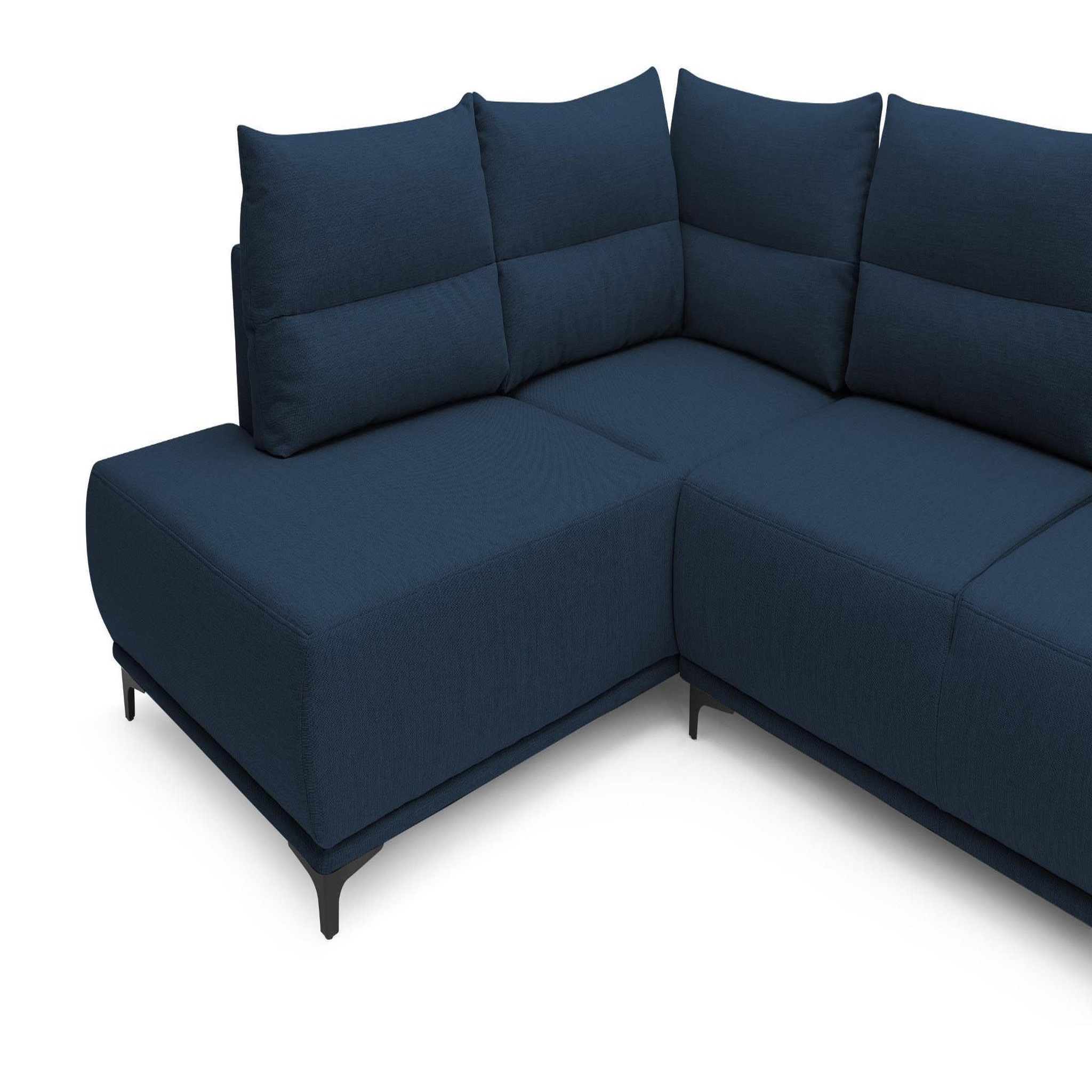 Voir la diapositive 3 : LISA DESIGN Arya - canapé d'angle convertible - avec coffre - 5 places - style contemporain - gauche