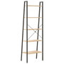 Voir la diapositive 5 : VIDAXL Etagere sur pied 5 niveaux Marron clair et noir 56x35x174 cm