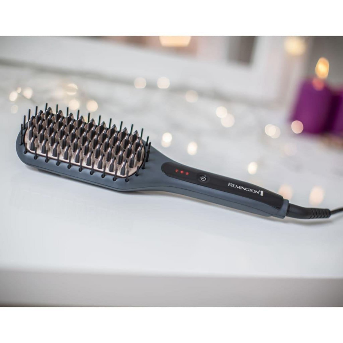 REMINGTON REMINGTON Brosse a lisser 2 en 1 Noir