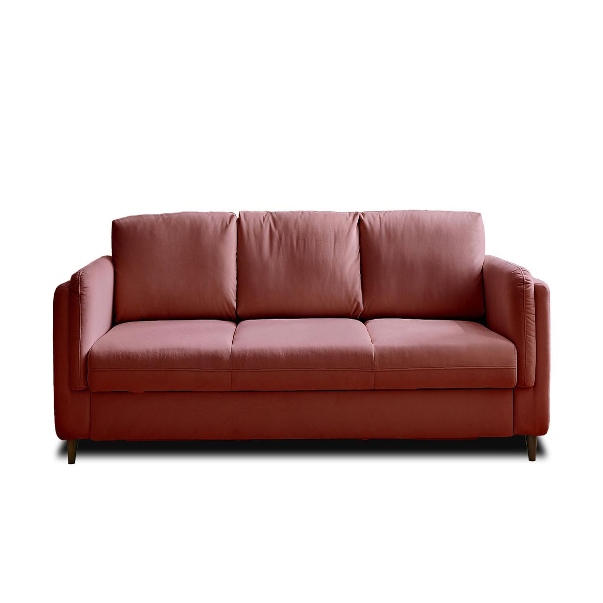 LISA DESIGN Brooke - canapé 3 places - convertible - en velours