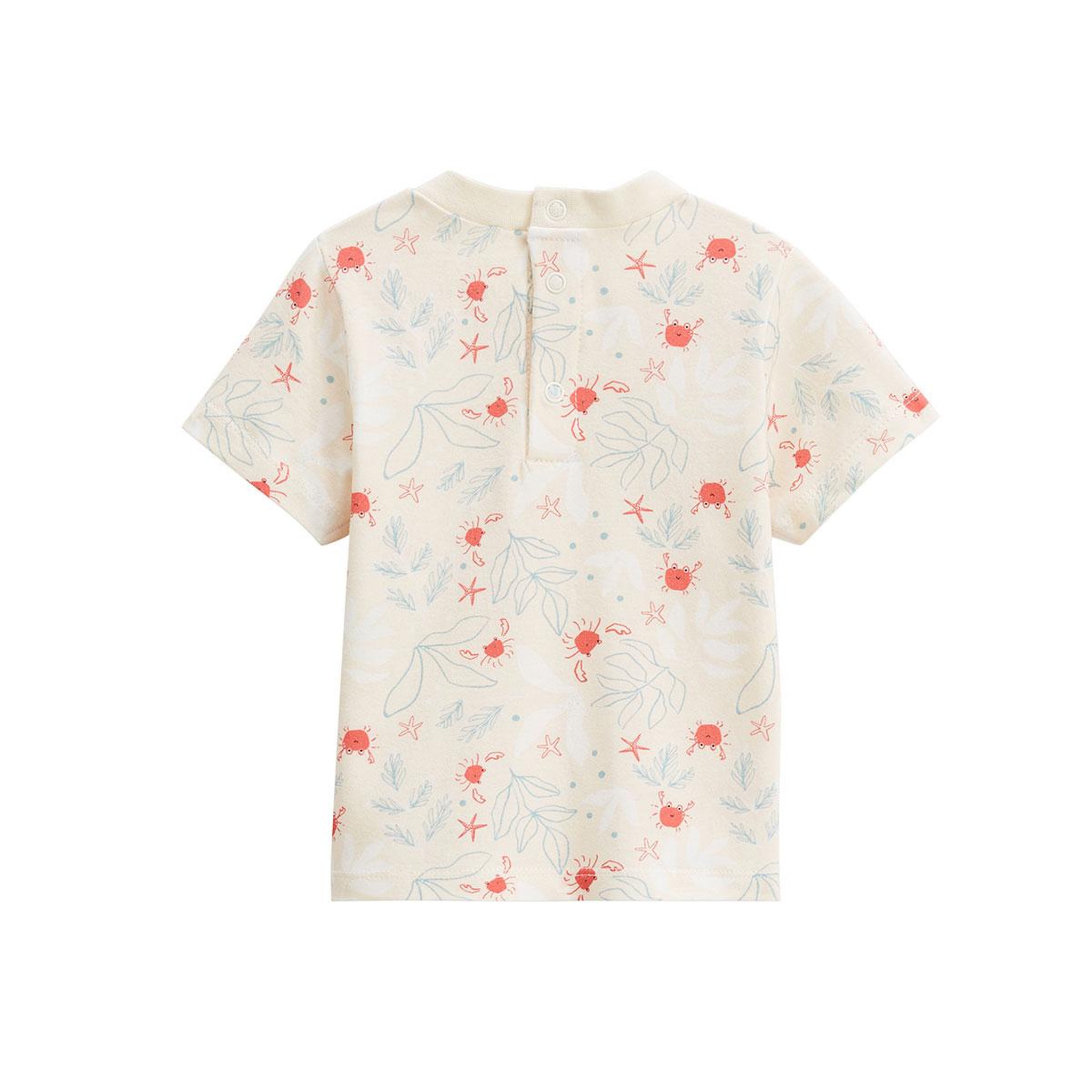 Voir la diapositive 4 : Petit Béguin Ensemble salopette bébé en éponge et t-shirt cayo coco