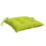 Voir la diapositive 5 : VIDAXL Coussins de chaise lot de 6 vert brillant 40x40x7 cm
