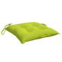 Voir la diapositive 5 : VIDAXL Coussins de chaise lot de 6 vert brillant 40x40x7 cm