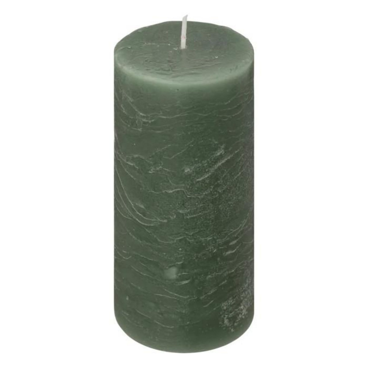 COMPTOIR DE LA BOUGIE Bougie Cylindrique  Rustic  14cm Vert Eucalyptus