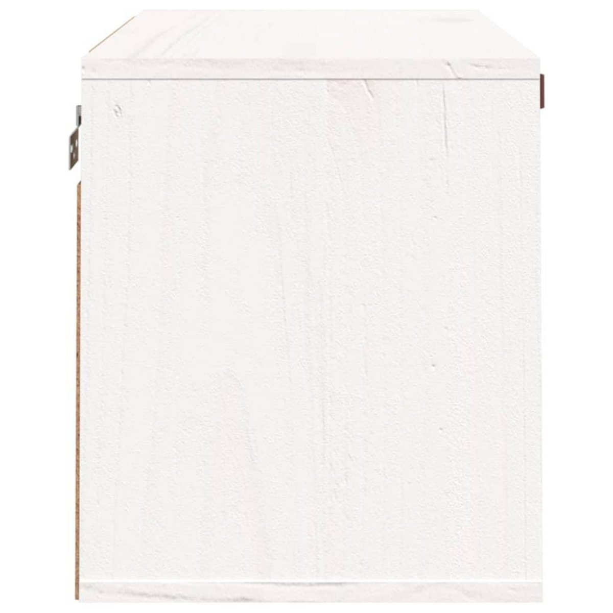 VIDAXL Armoire murale Blanc 60x30x35 cm Bois de pin massif