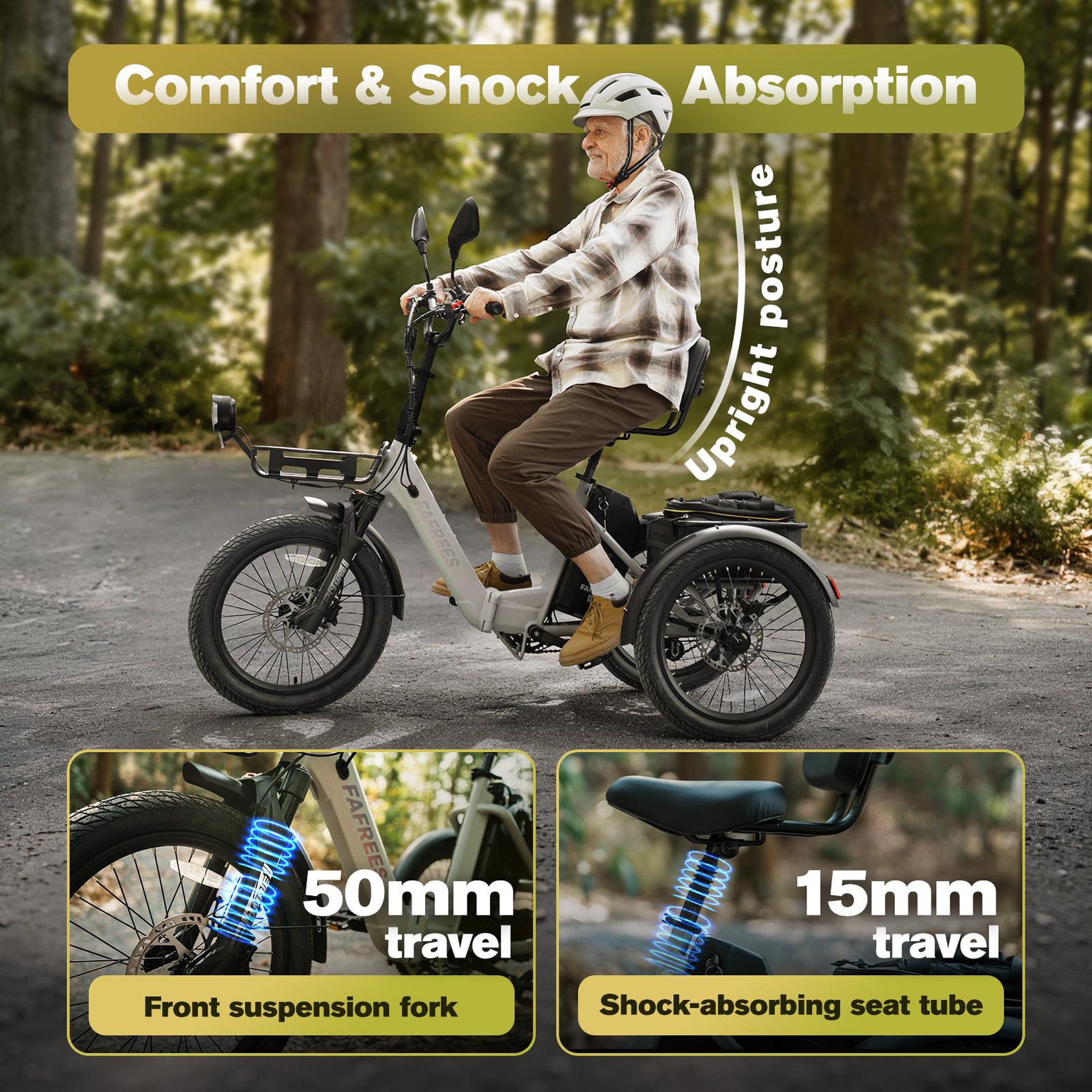 Voir la diapositive 4 : FAFREES Tricycle électrique fafrees f20 mate ii 25 ah
