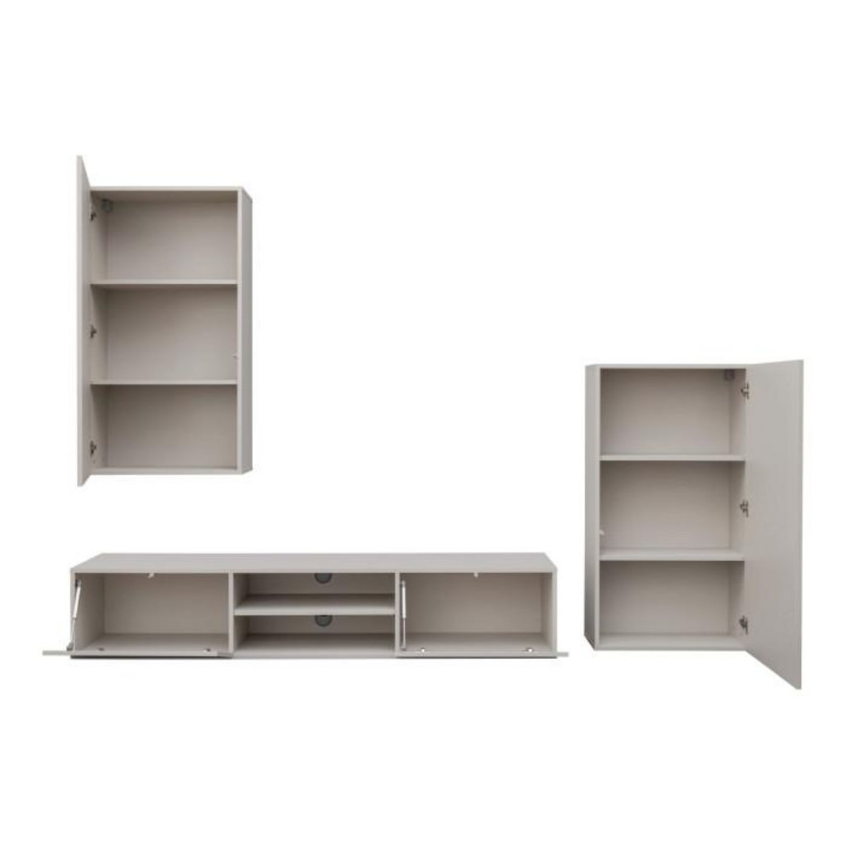 Paris Prix Ensemble Meuble TV 3P  Geo  250cm Beige