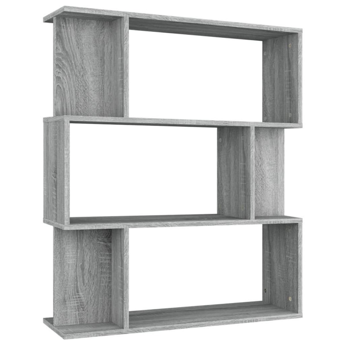 VIDAXL Bibliotheque/Cloison Sonoma gris 80x24x96 cm Bois d'ingenierie