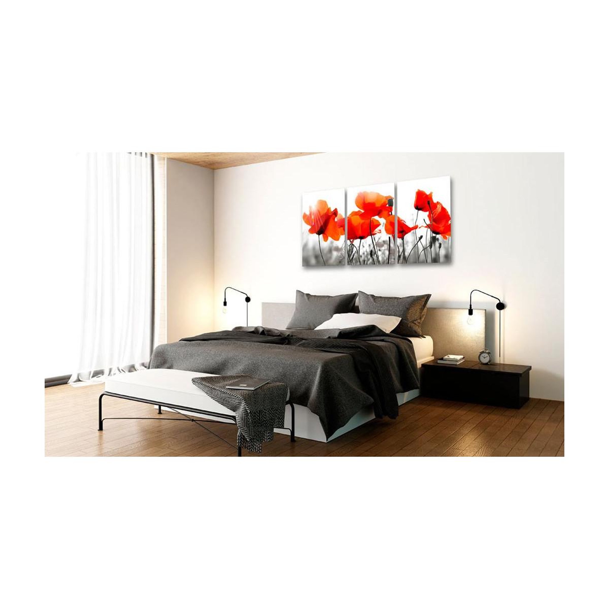 Voir la diapositive 2 : Paris Prix Tableau imprimé  charming poppies