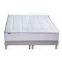 Voir la diapositive 3 : IDLITERIE Ensemble matelas Ressort 7 zones + sommier + oreiller + couette - FABRICATION FRANCAISE