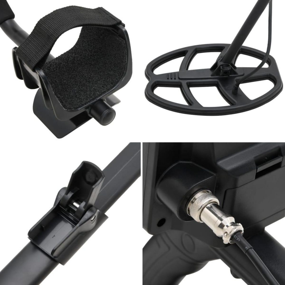 VIDAXL Detecteur metaux 20 cm profondeur recherche ecran LCD