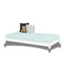 Voir la diapositive 1 : BENLEMI Lit simple en bois TEENY Blanc 80x160cm