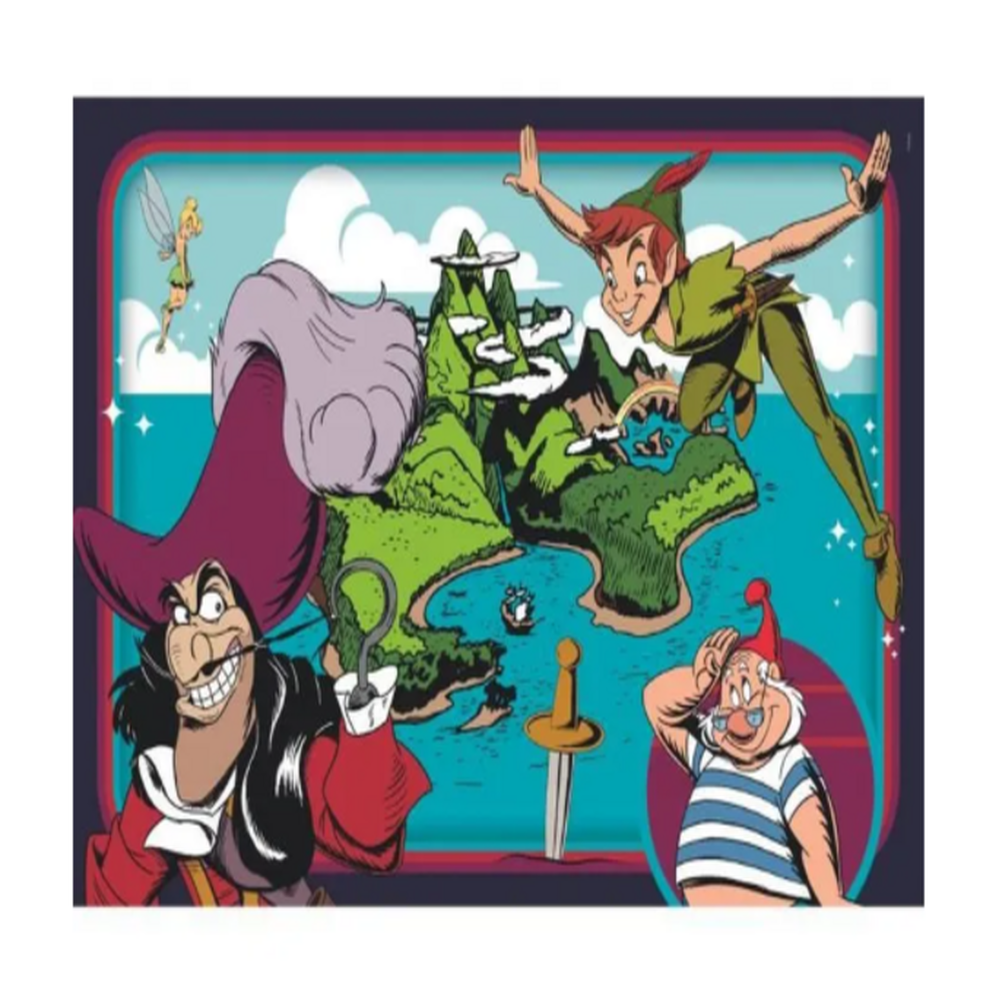 Voir la diapositive 2 : CLEMENTONI Puzzle enfant 2 x 60 pièces – Disney Classic – Clementoni – Dès 4 ans