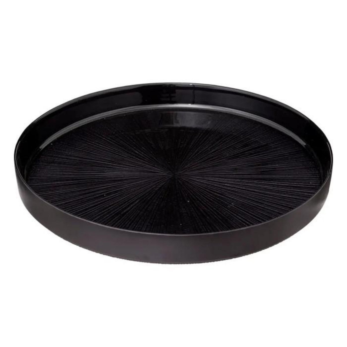 SECRET DE GOURMET Service Apéritif 6 Pièces  Astra  34cm Noir