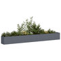Voir la diapositive 1 : VIDAXL Jardiniere anthracite 360x40x40 cm acier lamine a froid