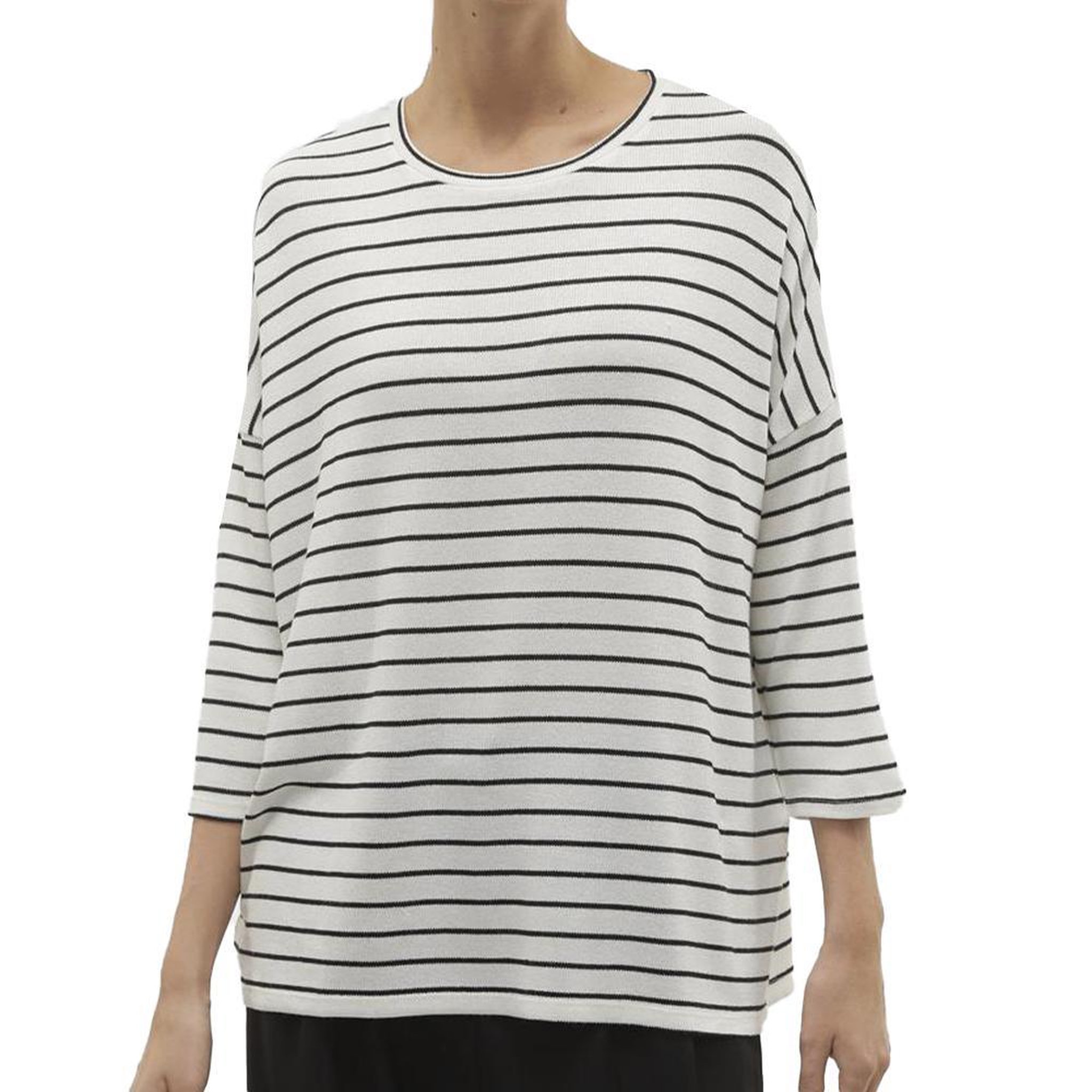 Vero Moda Pull Marinière Femme Vero Moda Brianna. Coloris disponibles : Bleu