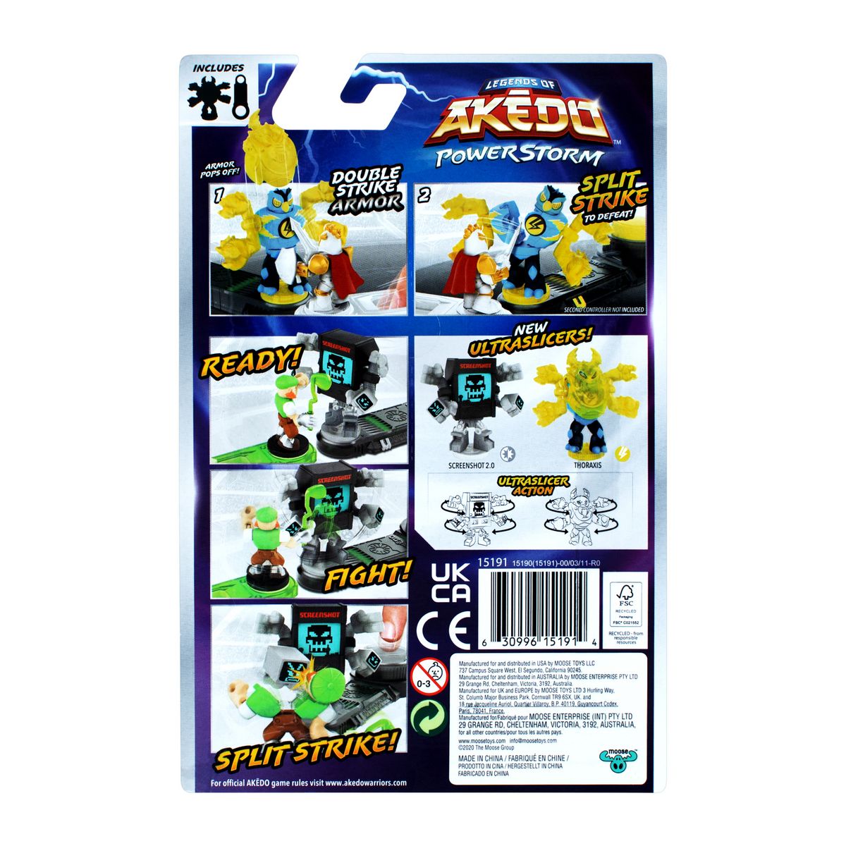 MOOSE TOYS Figurine Akedo PowerStorm Giants Thoraxis