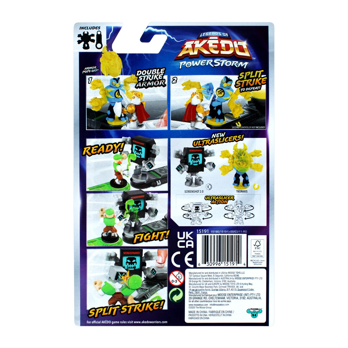 MOOSE TOYS Figurine Akedo PowerStorm Giants Thoraxis