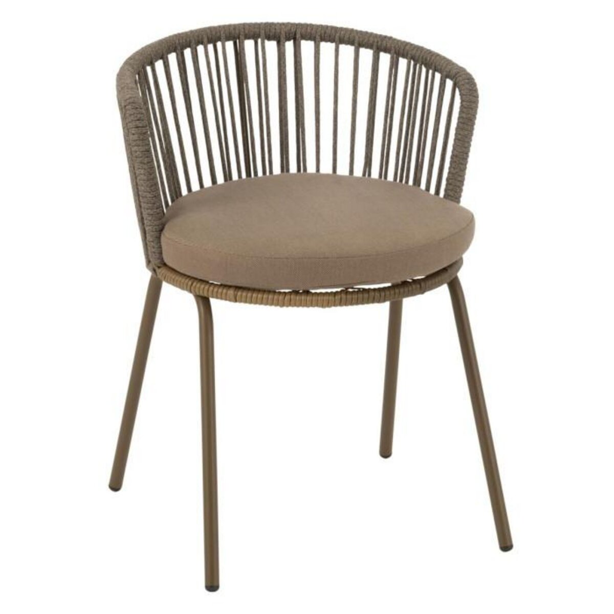 Paris Prix Chaise Design Corde  Toa  75cm Marron