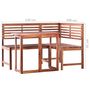 Voir la diapositive 6 : VIDAXL Mobilier de bistro 2 pcs Bois d'acacia massif