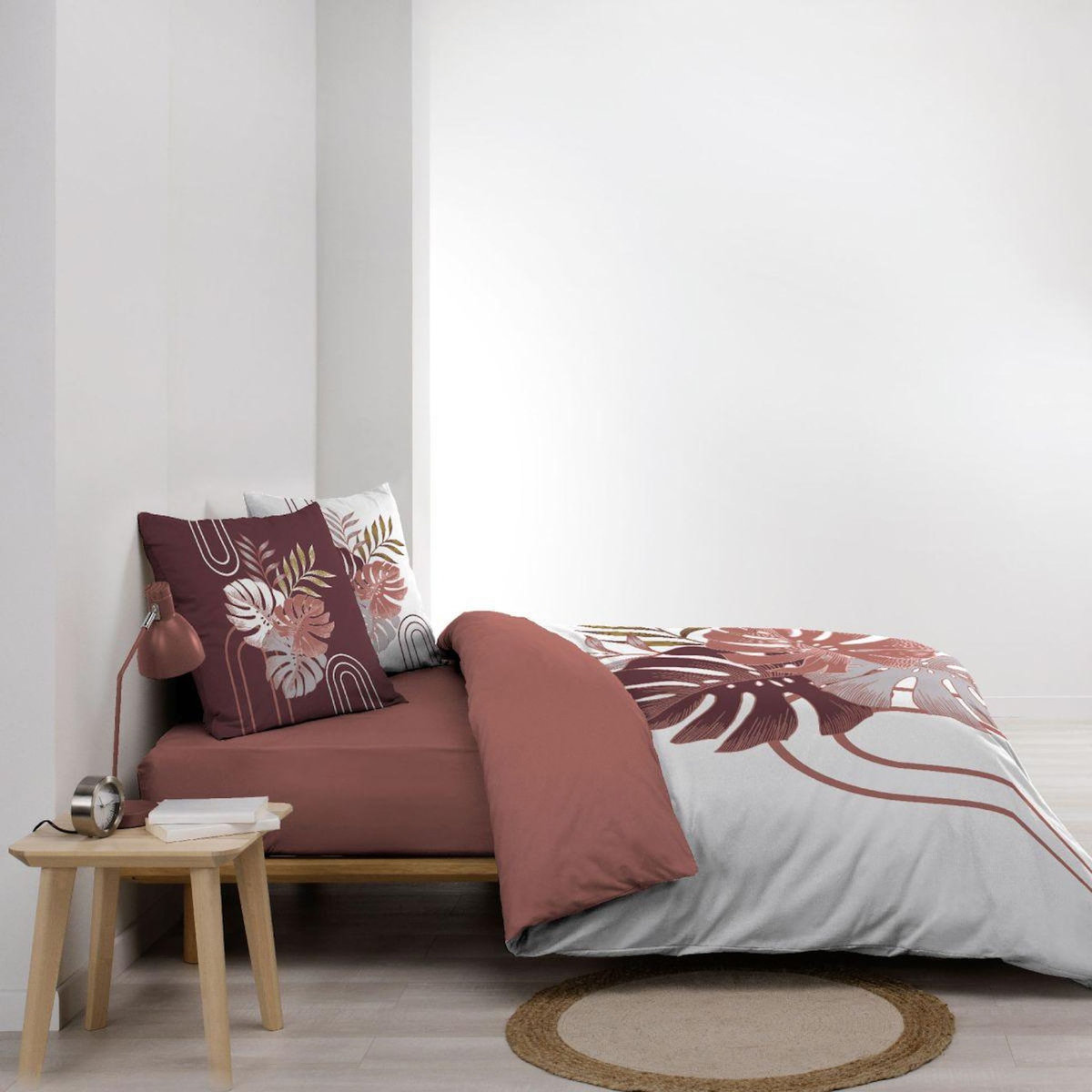Paris Prix Parure de Lit 3 Pièces  Astria  240x220cm Rose
