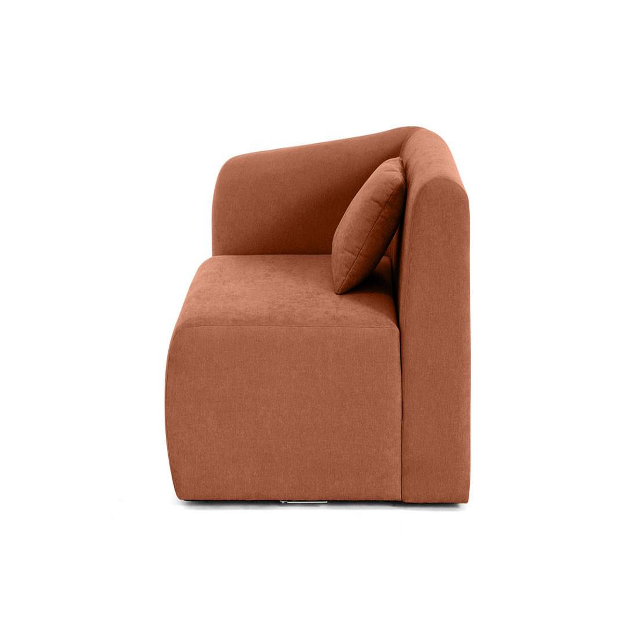 Voir la diapositive 3 : LISA DESIGN Ikare - module d'assise d'angle gauche - en tissu