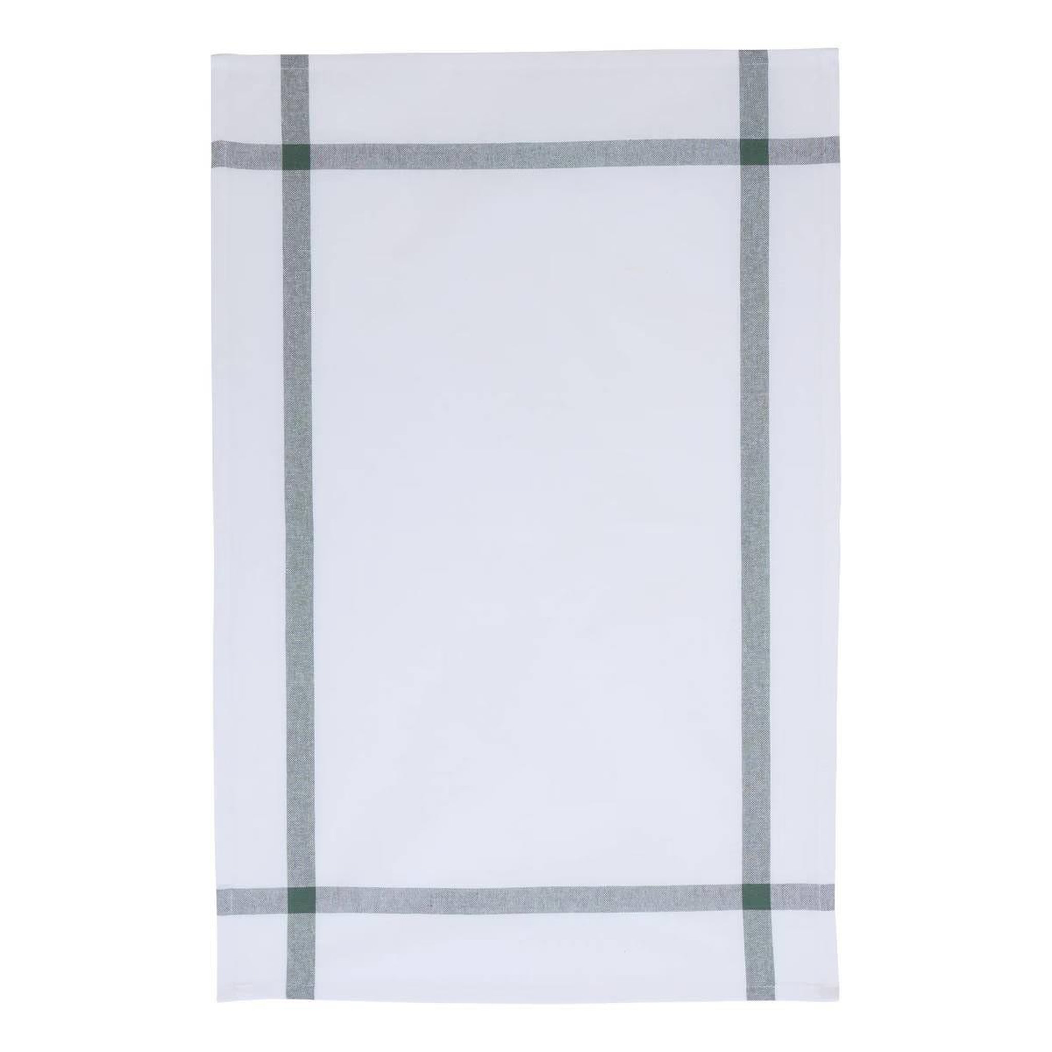 Voir la diapositive 3 : ATMOSPHERA Lot de 2 torchons de cuisine  traditionnels  70cm vert