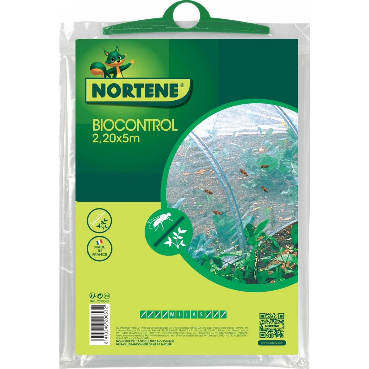 Nortene Filet anti-insectes  Biocontrol  - 2,20 x 5 m